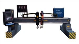 Въглеродна стомана пламък и плазмен машина за рязане